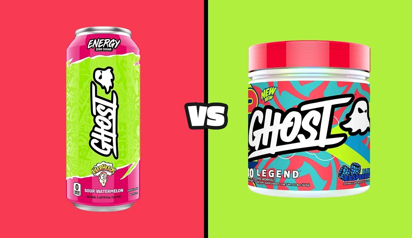 Energy Drinks vs Pre-Workout, Ghost, Blog Image