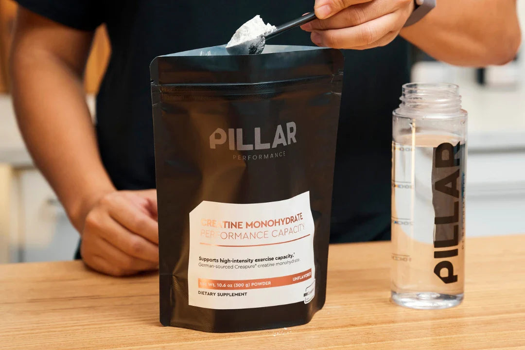 Pillar Performance Creatine Monohydrate – Getting scooped in to a bottle