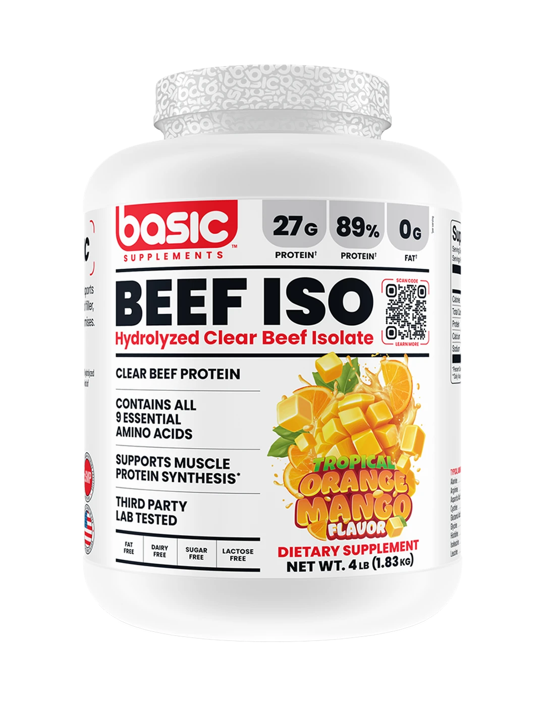 Basic Supplements Hydrolyzed Clear Beef Isolate