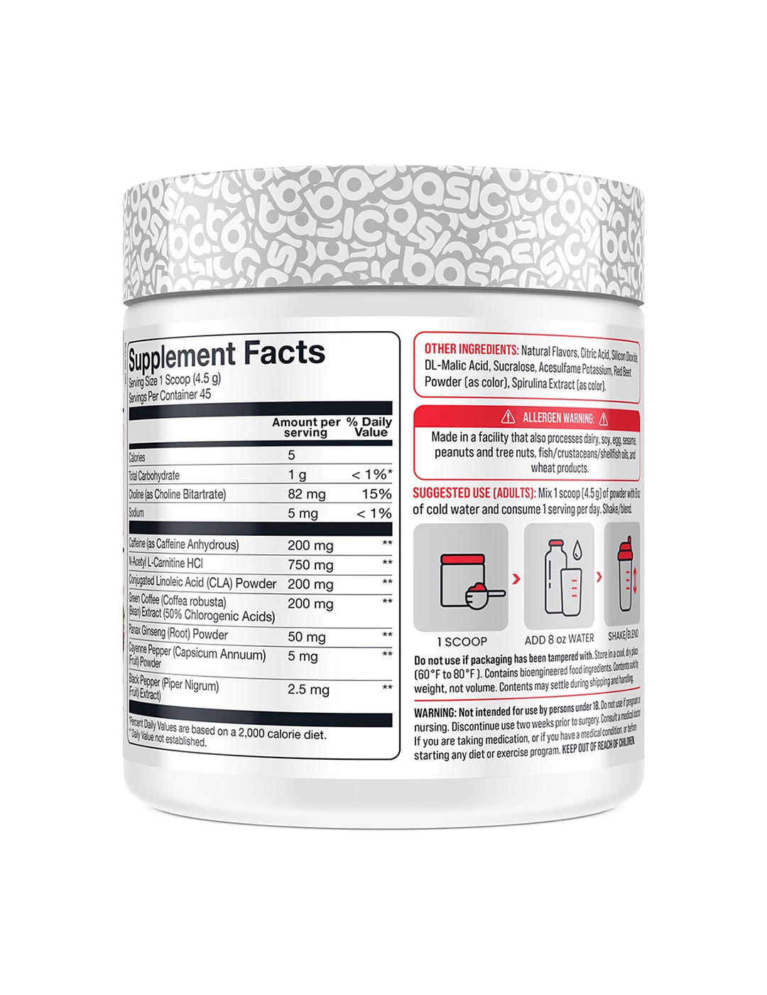 Basic Supplements Burn Fat Burner