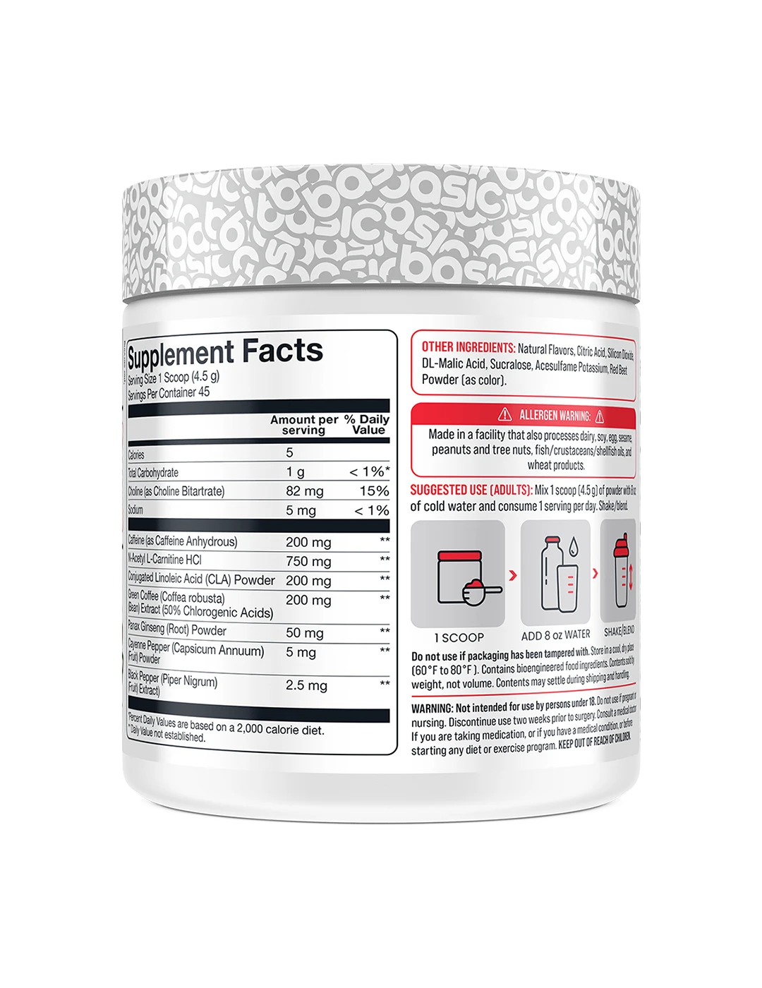 Basic Supplements Burn Fat Burner