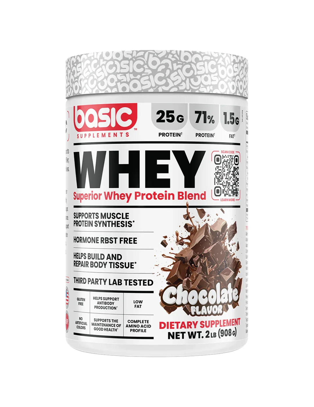 Basic Supplements Whey 2 LB Chocolate | ASN