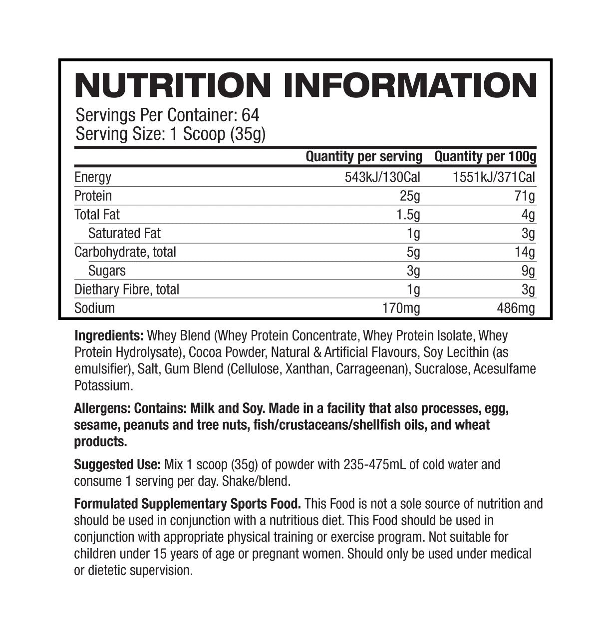Basic Supplements Whey Protein Blend