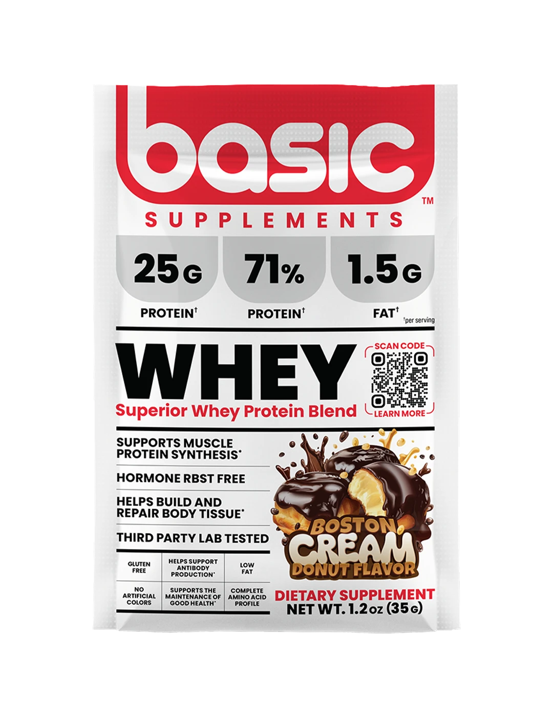 Basic Supplements Whey Protein Blend Single Serve