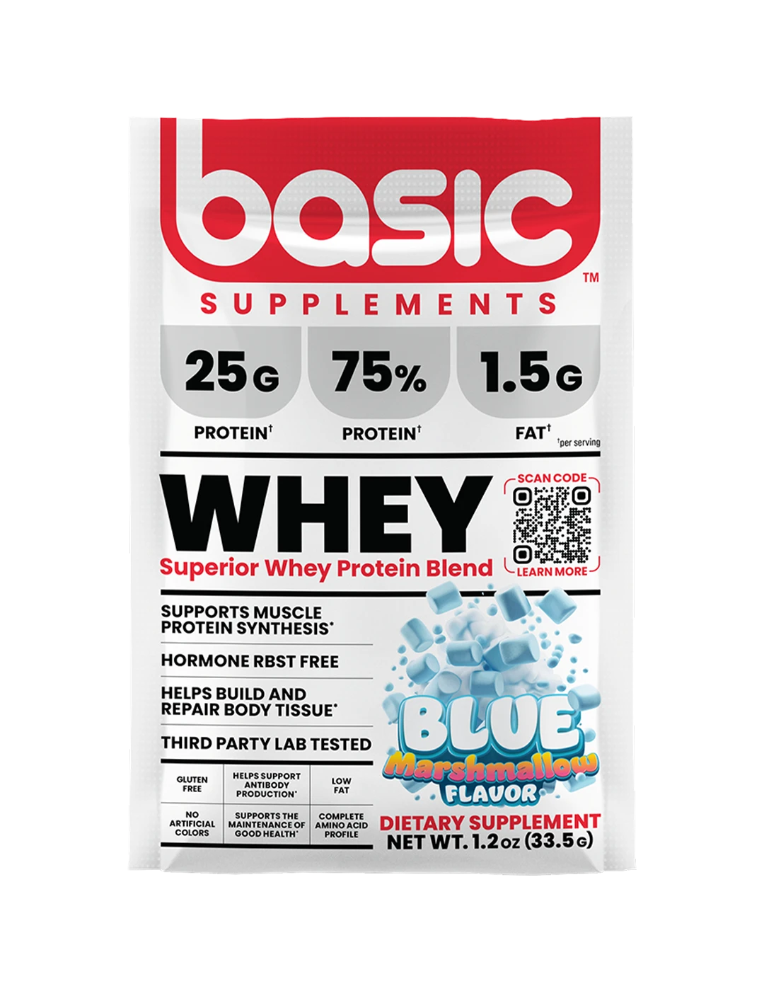 Basic Supplements Whey Protein Blend Single Serve