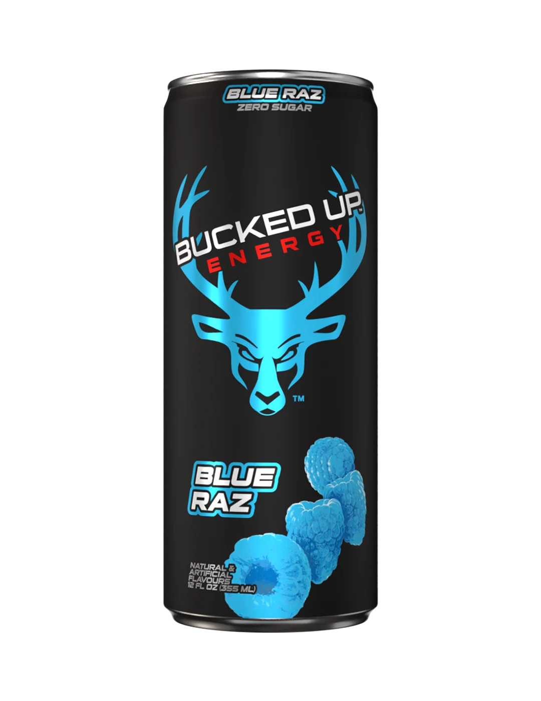 Bucked Up Bucked Up Energy 355m L Blue Raz Front | ASN