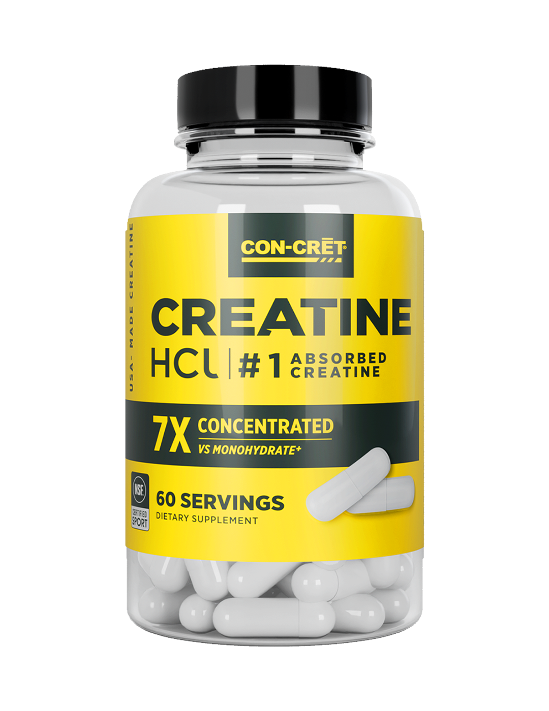 CON-CRET Creatine HCl Capsules