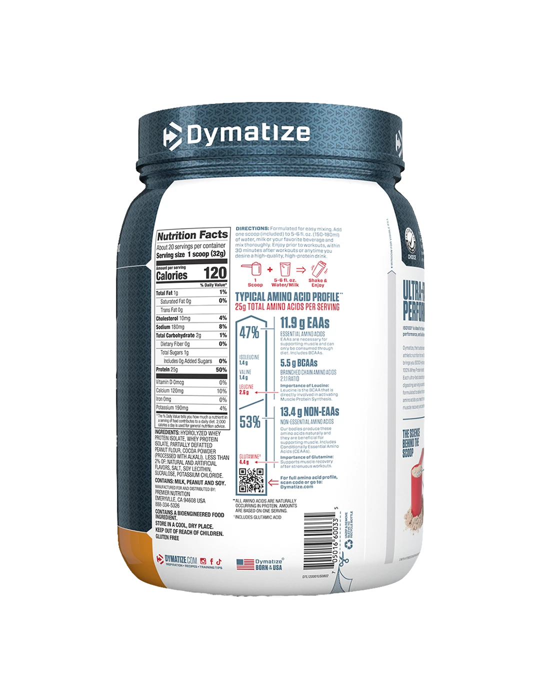 Dymatize ISO100 Whey Protein Isolate + 6 Free Grenade Protein Bars
