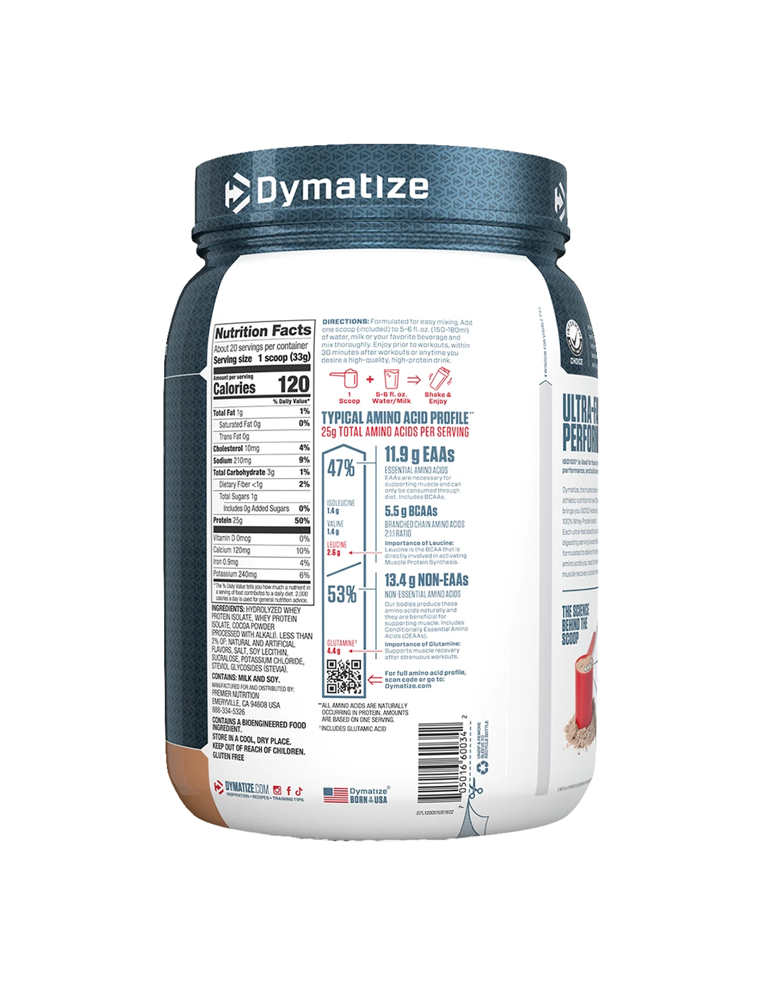 Dymatize ISO100 Whey Protein Isolate + 6 Free Grenade Protein Bars