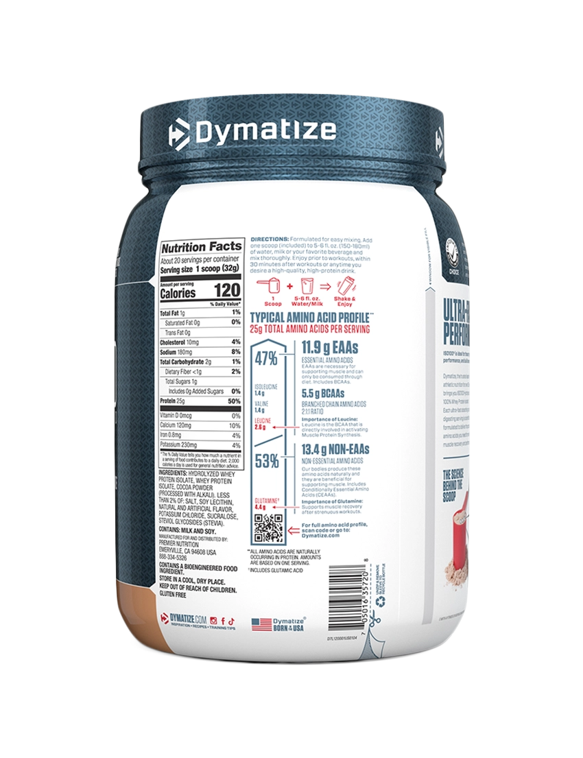 Dymatize ISO100 Whey Protein Isolate + Free Grenade Bars