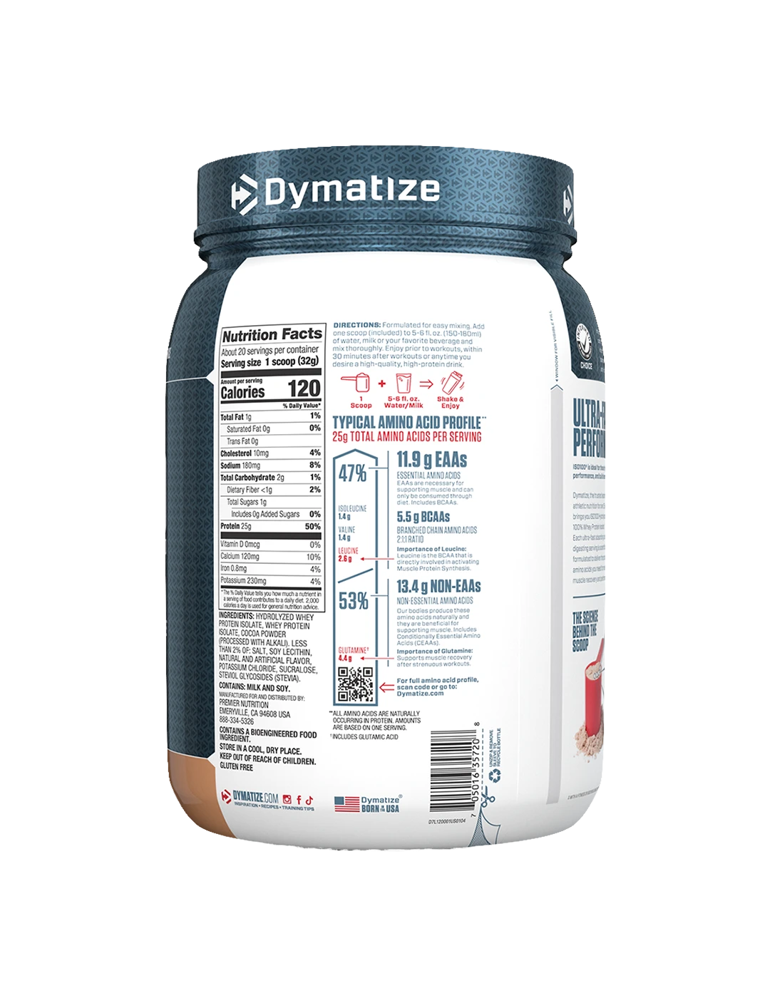 Dymatize ISO100 Whey Protein Isolate + 6 Free Grenade Protein Bars