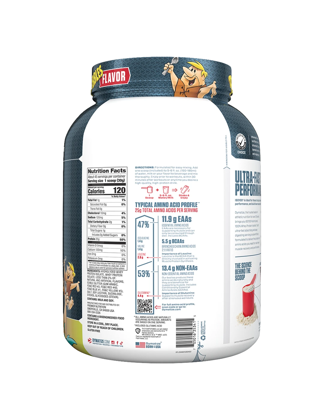 Dymatize ISO100 Whey Protein Isolate + 6 Free Grenade Protein Bars