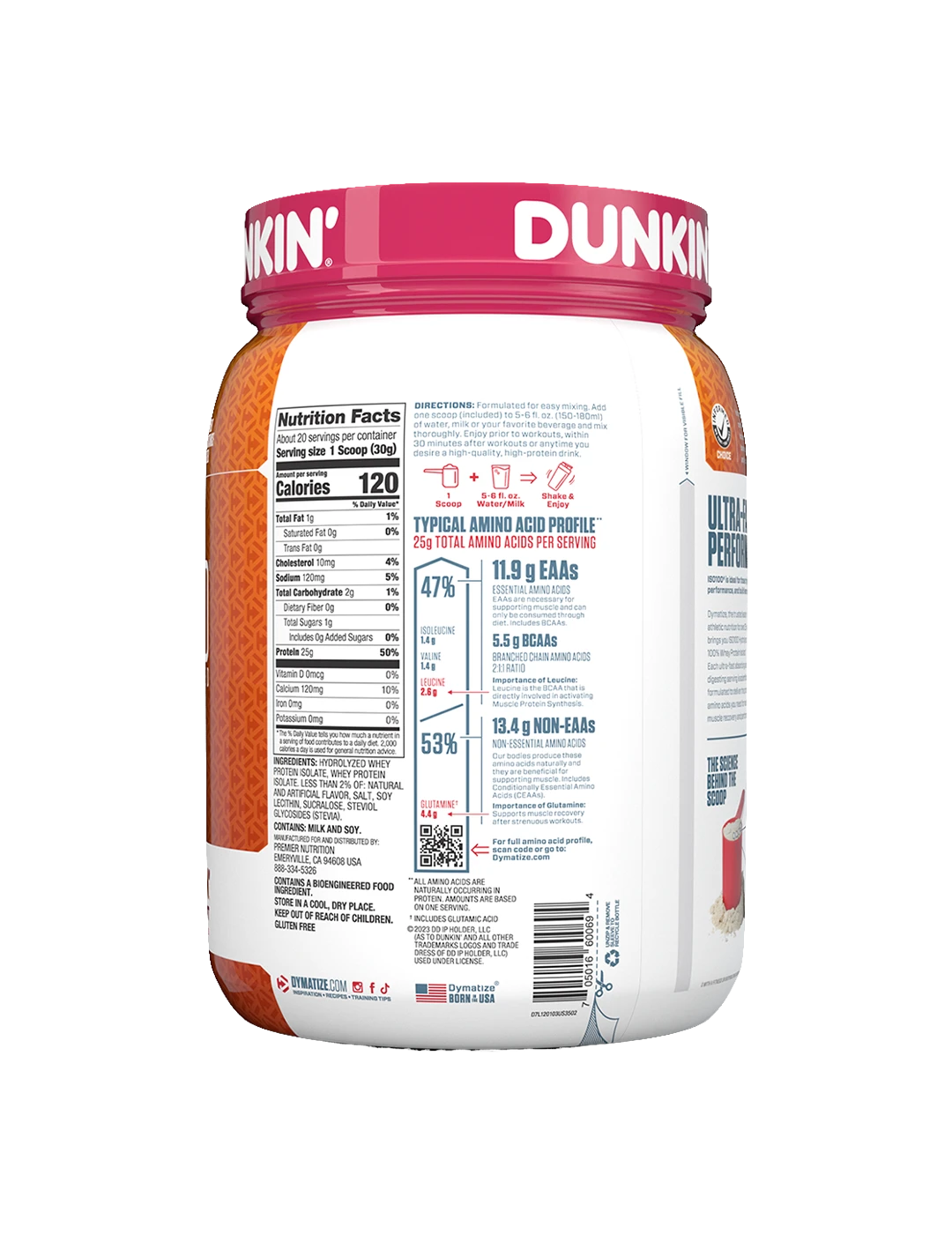 Dymatize ISO100 Whey Protein Isolate + 6 Free Grenade Protein Bars