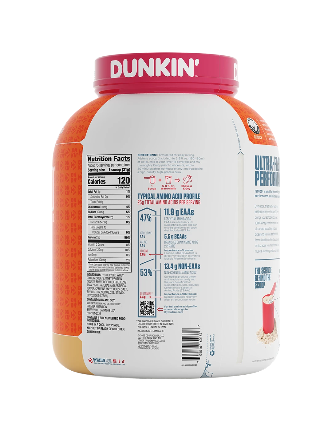 Dymatize ISO100 Whey Protein Isolate + 6 Free Grenade Protein Bars