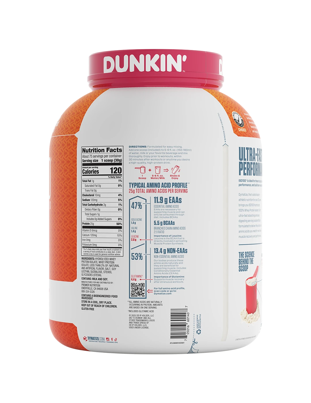 Dymatize ISO100 Whey Protein Isolate + 6 Free Grenade Protein Bars