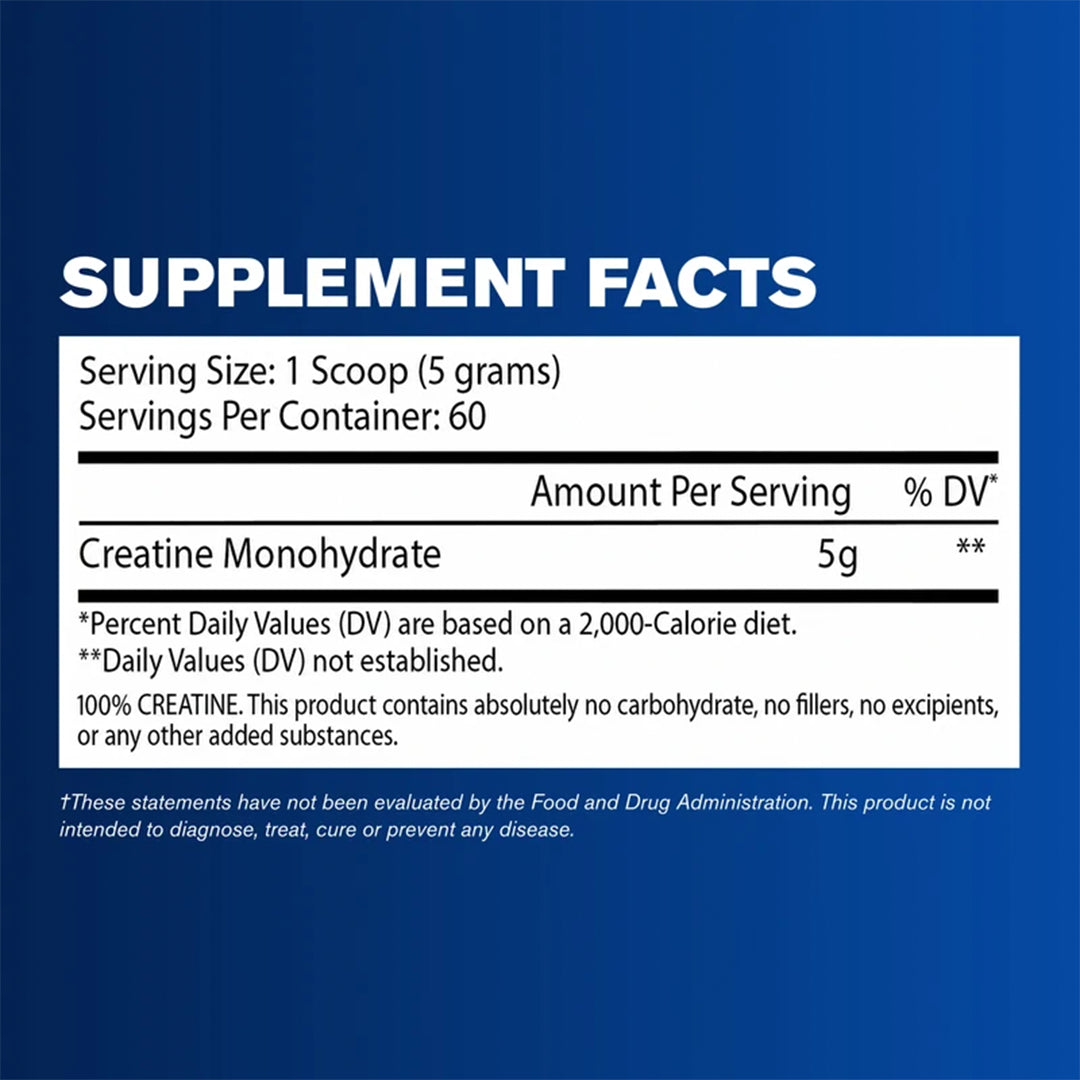 GAT Sport Creatine Essentials 300g Supplement Facts Panel – GAT Sport | ASN