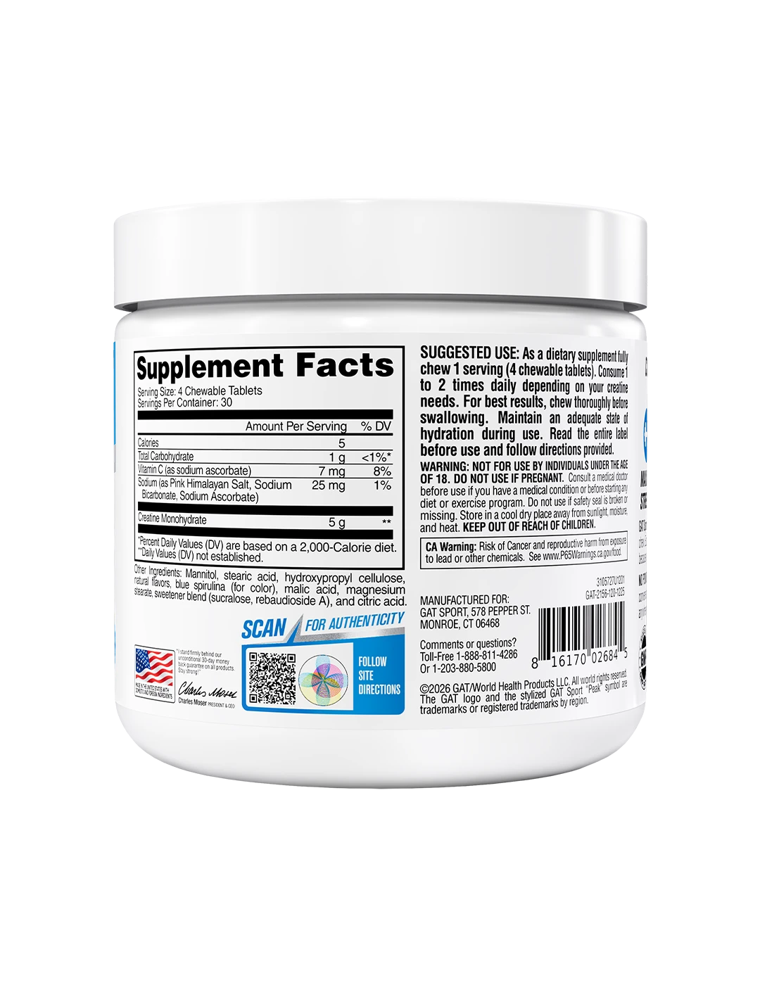 GAT Sport Creatine Chews