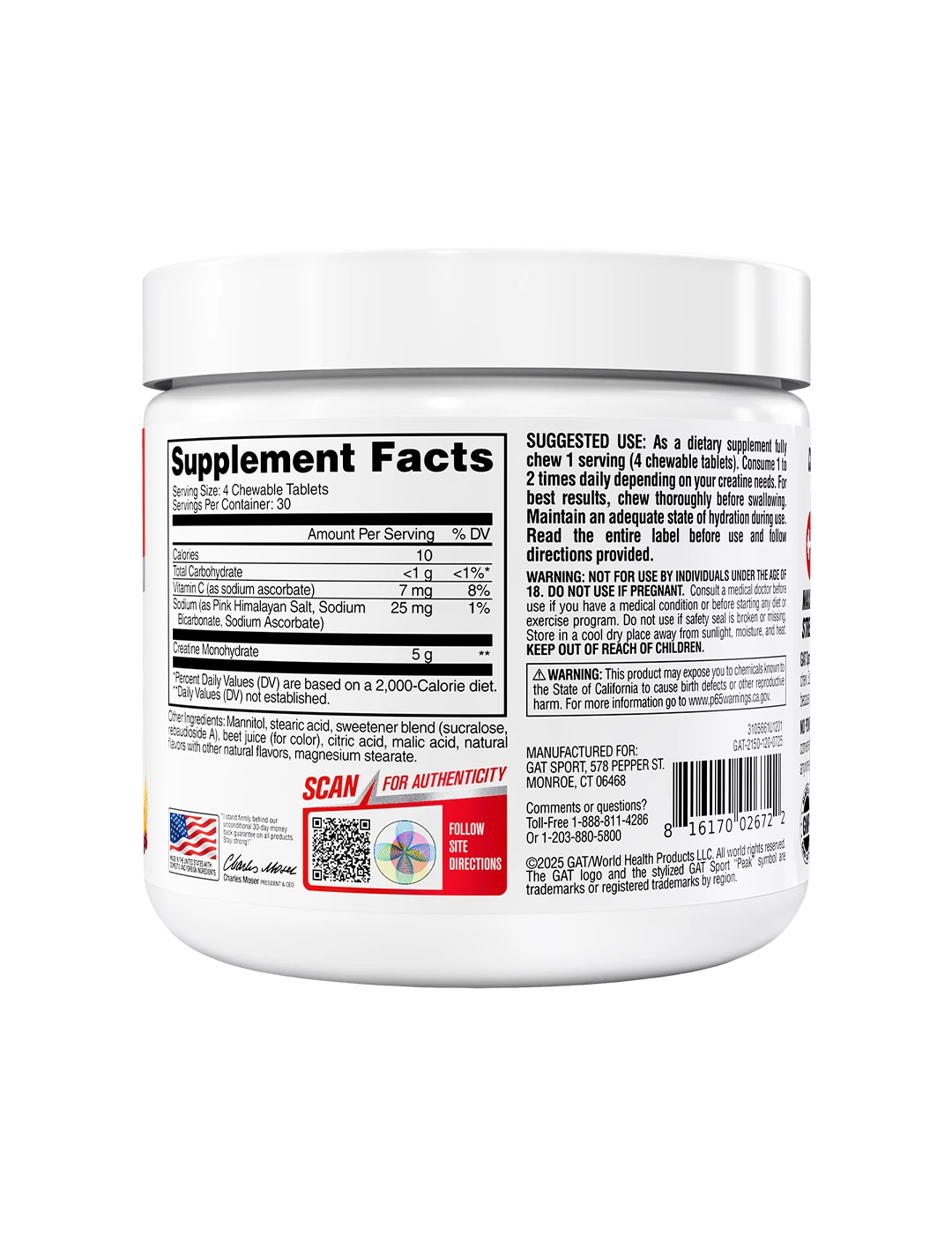 GAT Sport Creatine Chews