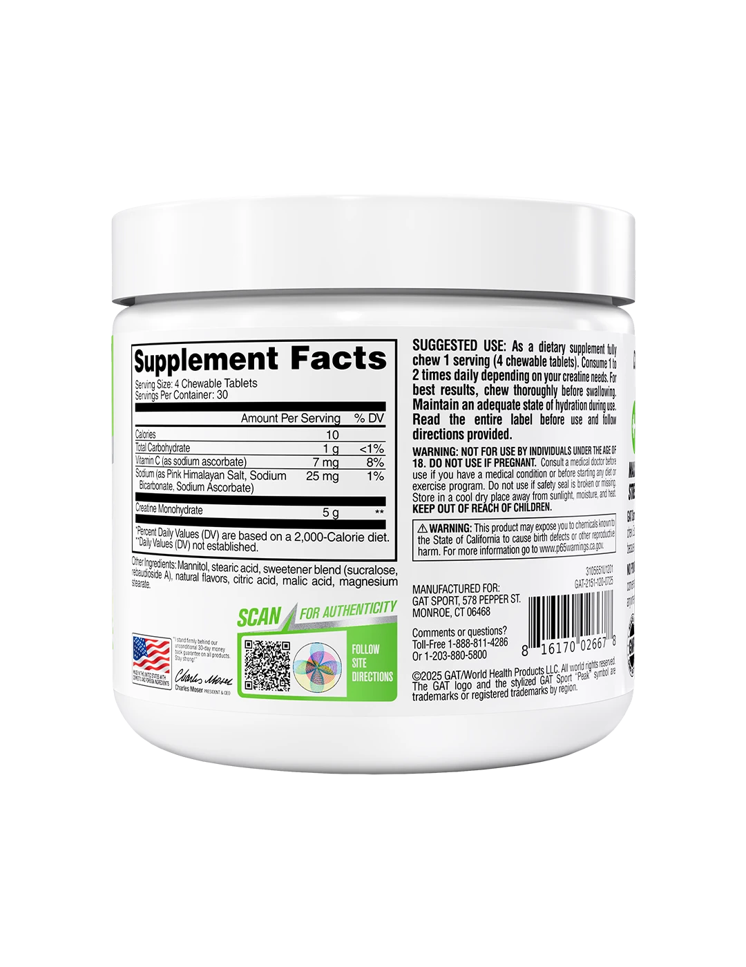 GAT Sport Creatine Chews