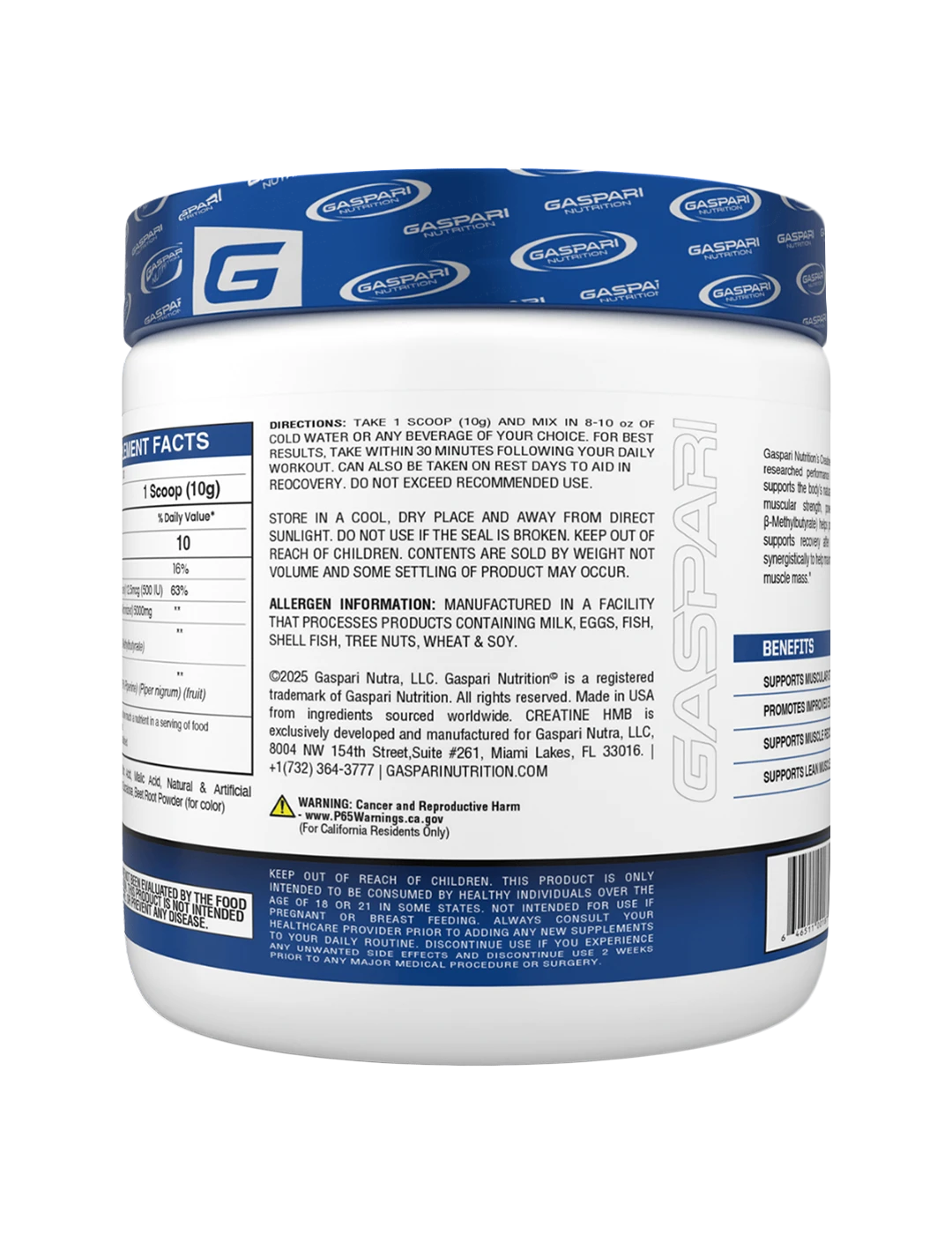 Gaspari Nutrition Creatine HMB