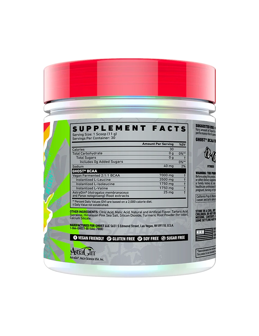 Ghost BCAA 30 Serve Lemon Crush SFP | ASN