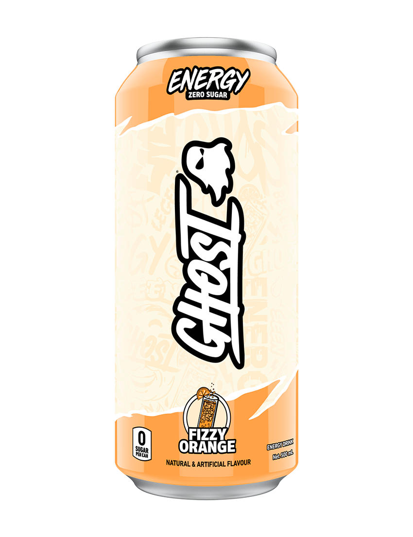 Ghost Energy 500m L Fizzy Orange Front | ASN