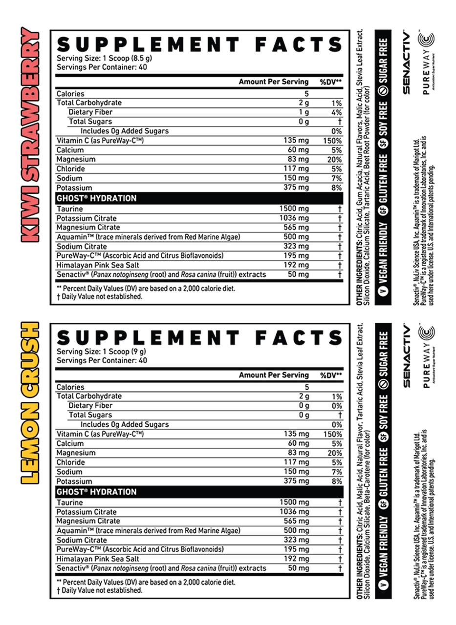 Ghost Hydration Electrolytes+
