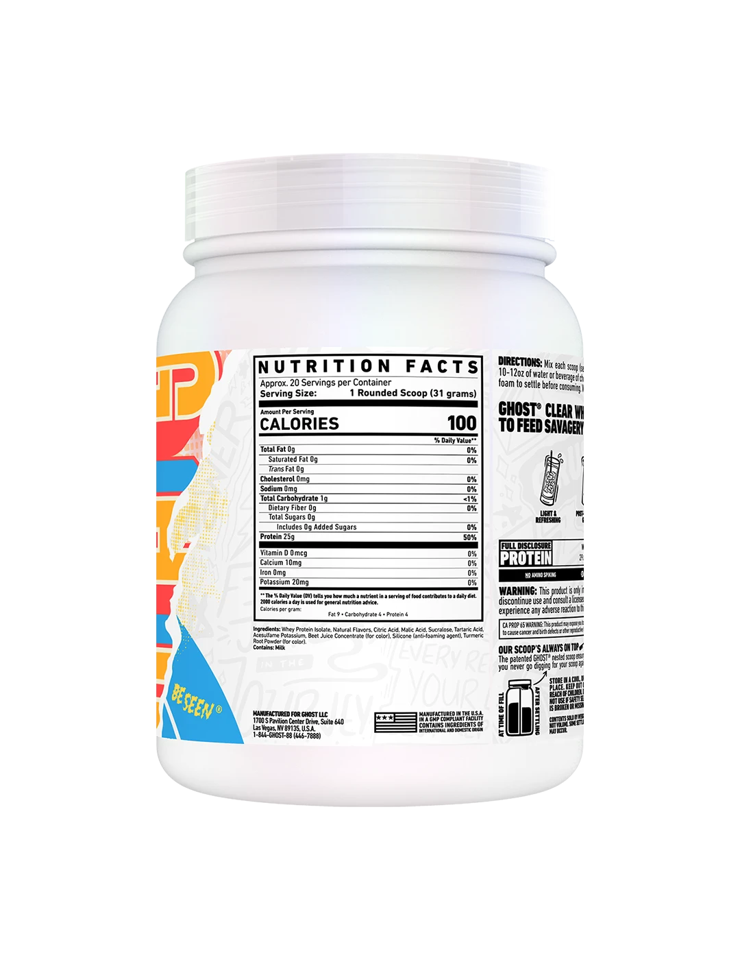 Ghost Clear Whey Protein Isolate + Free BCAA