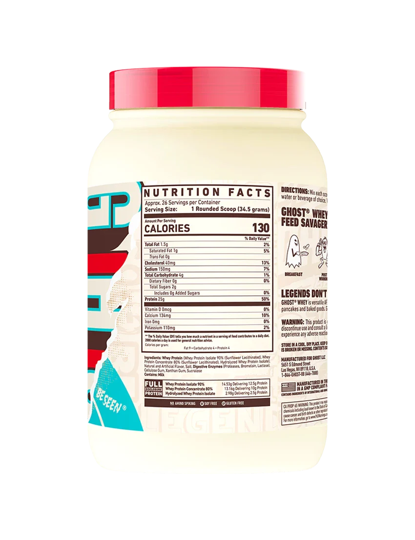 Ghost Whey 2lb Cereal Milk Back | ASN