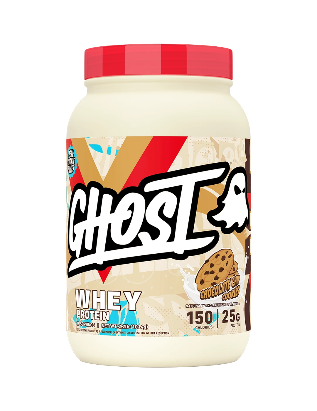 Ghost Whey Protein Chocolate Chip Cookie 2lb Front – GHOST | ASN