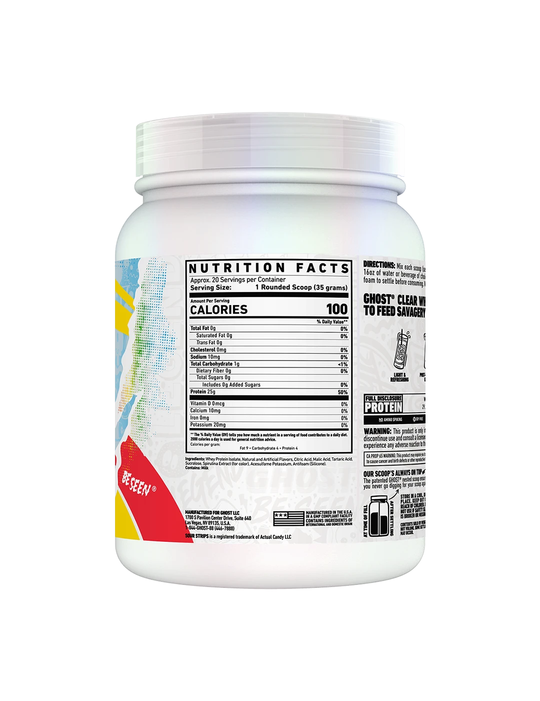 Ghost Clear Whey Protein Isolate + Free BCAA