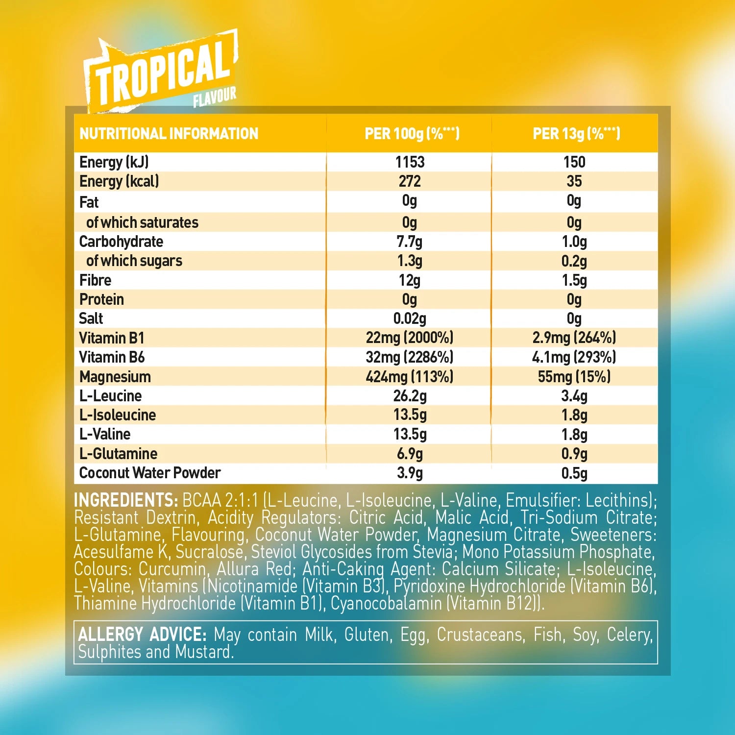 Grenade BCAA Tropical SFP | ASN