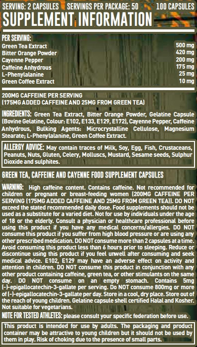 Grenade Thermo Detonator Weight Management Capsules