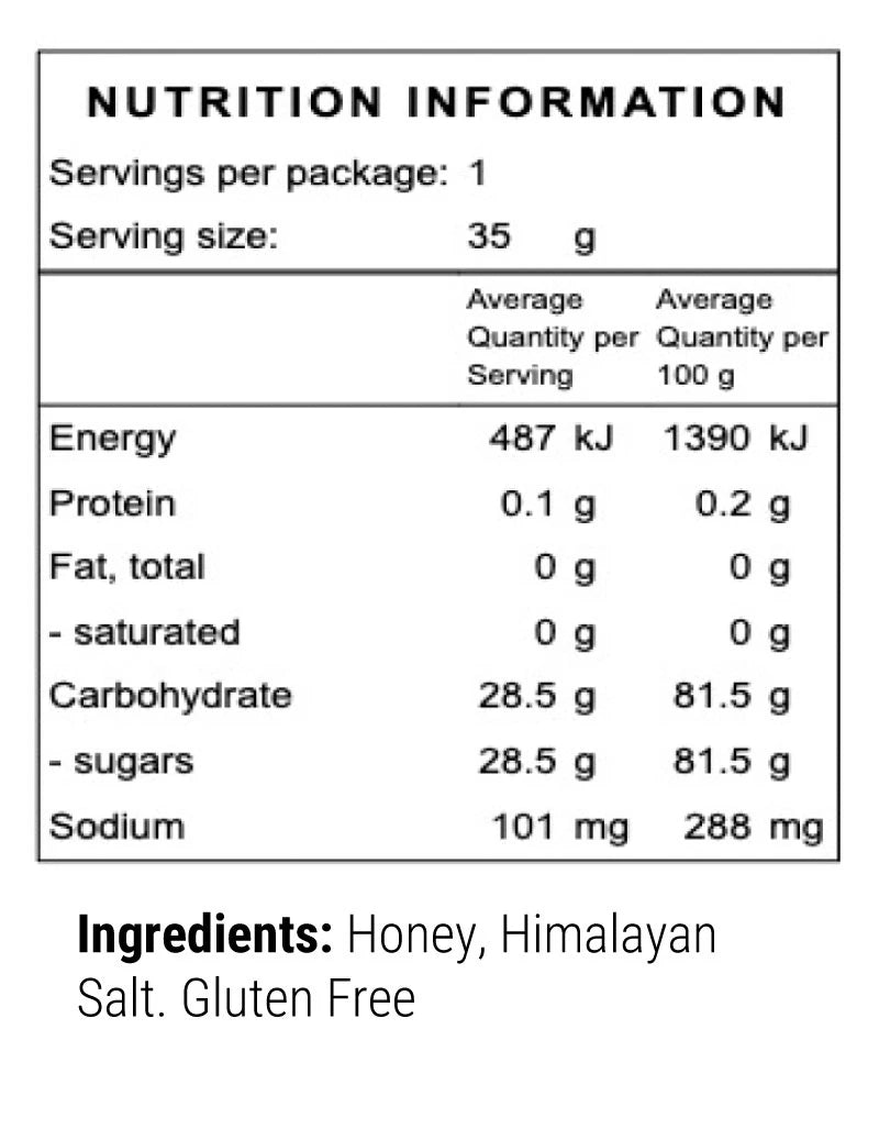 HiveEnergy Sports Fuel with Himalayan Salt