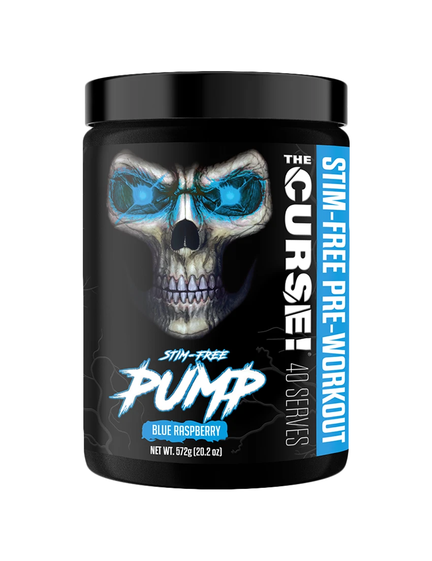 JNX Sports The Curse! Stim-Free Pump + Free Mini Protein Bottle Key Chain