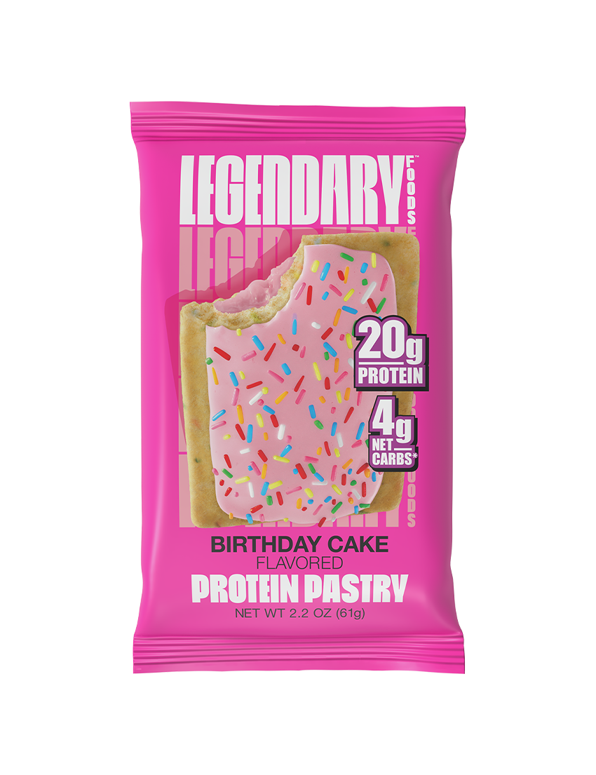 Legendary Foods Protein Pastry 61g Birthday Cake | ASN