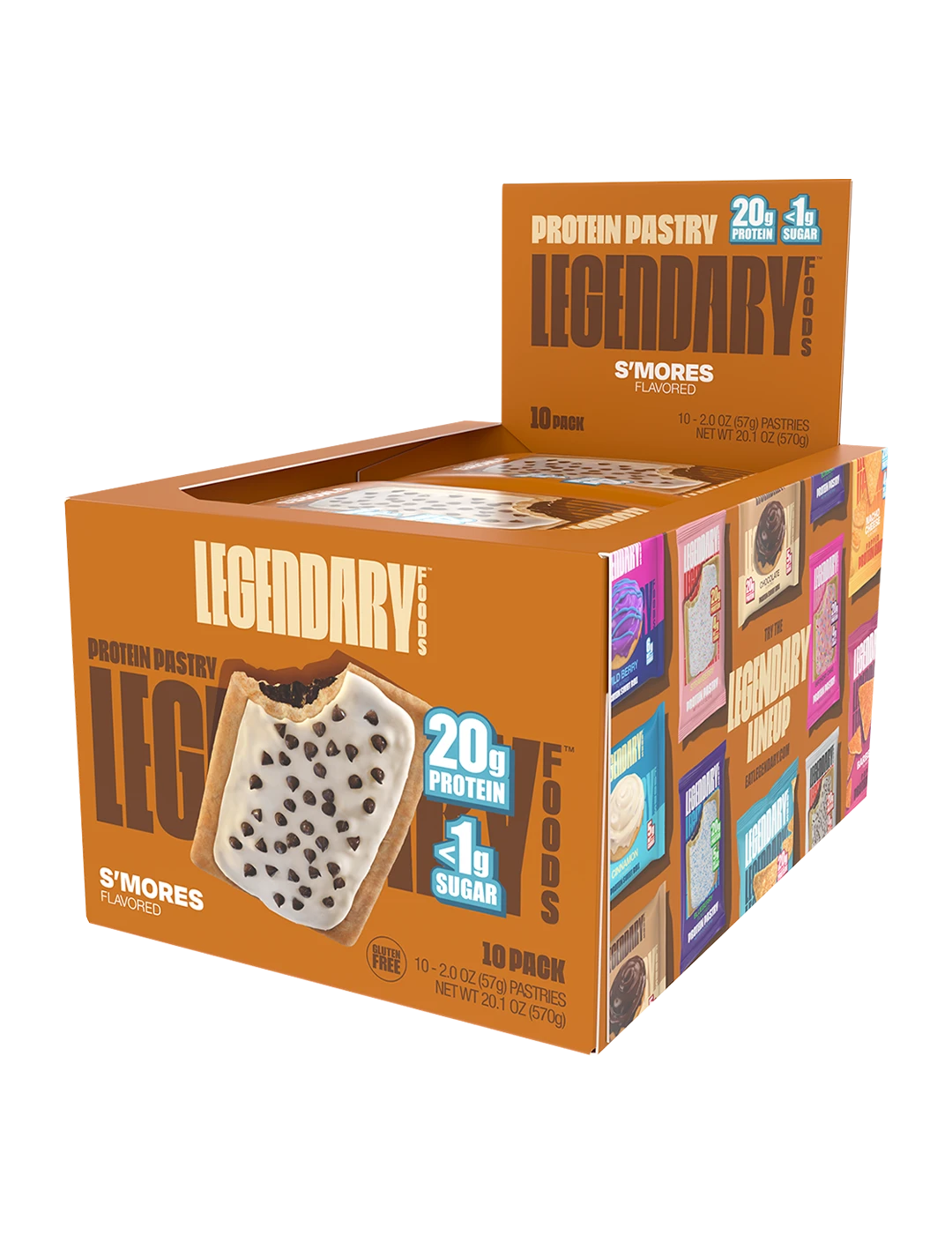 Legendary Foods Protein Pastry 57g S Mores RIGHT ELEVATED | ASN