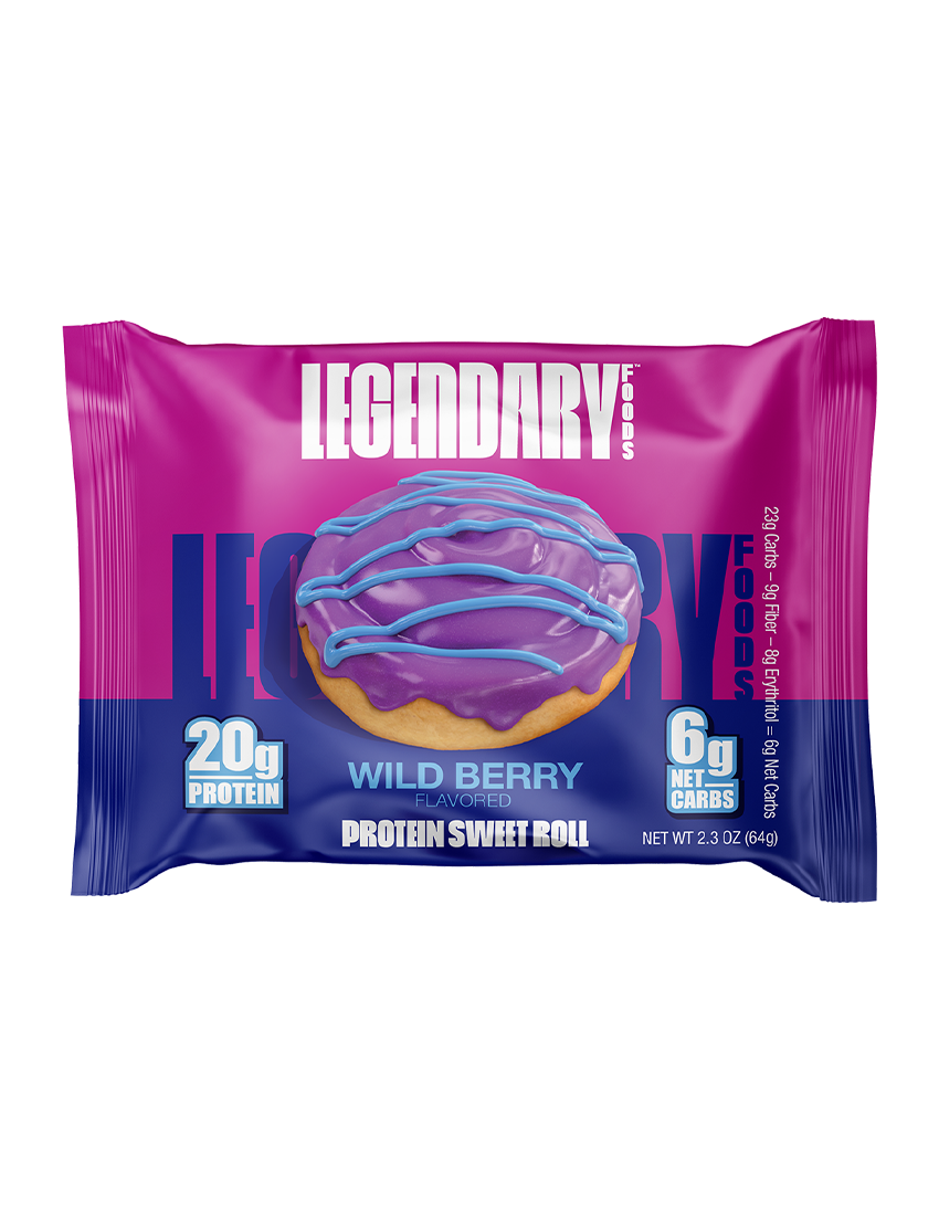 Legendary Foods Protein Sweet Roll 64g Wild Berry | ASN