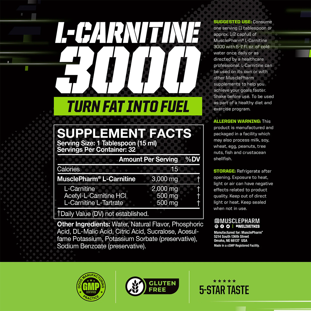 MusclePharm L-Carnitine 3000
