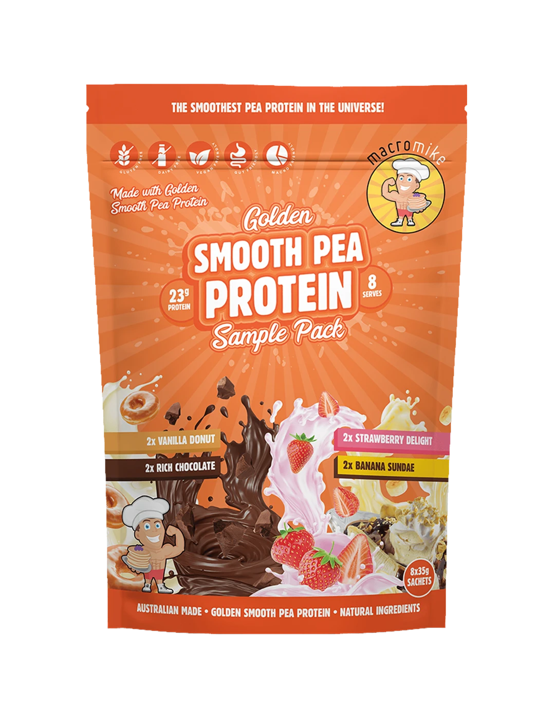 Macro Mike Golden Smooth Pea Protein