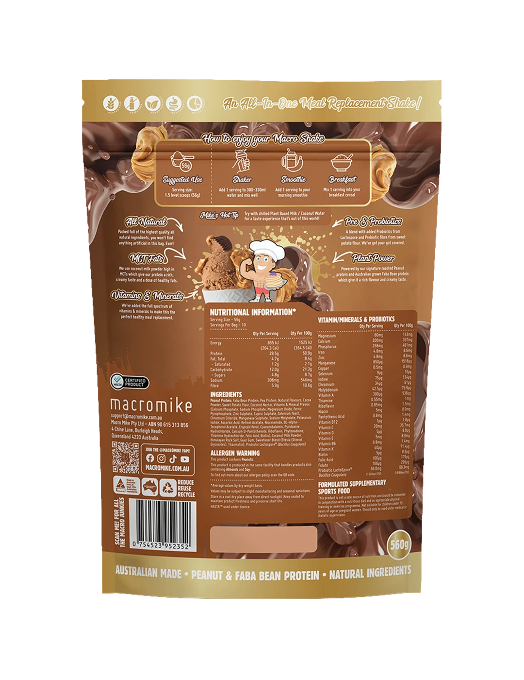 Marco Mike Macro Shake Meal Replacement