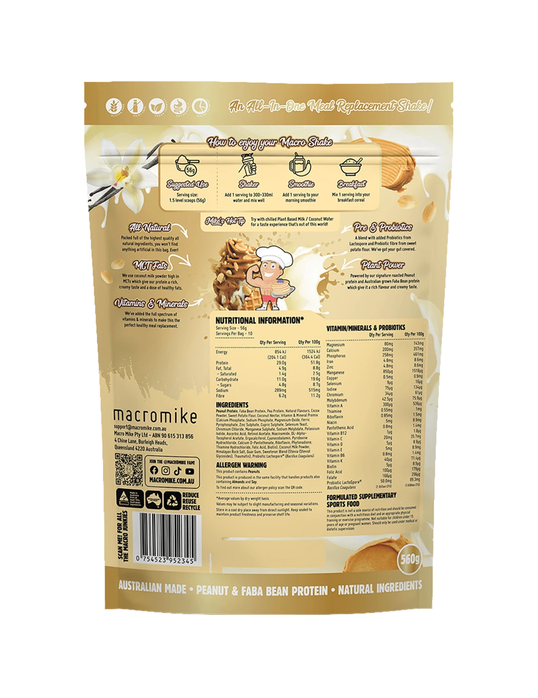 Marco Mike Macro Shake Meal Replacement