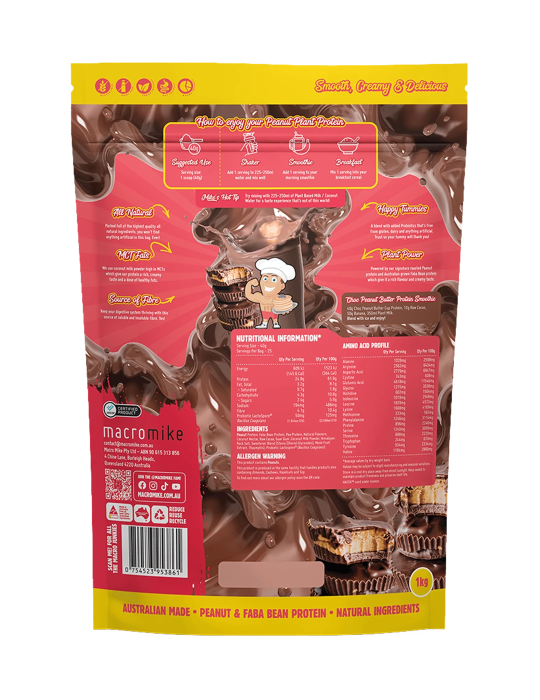 Macro Mike Peanut Plant Protein