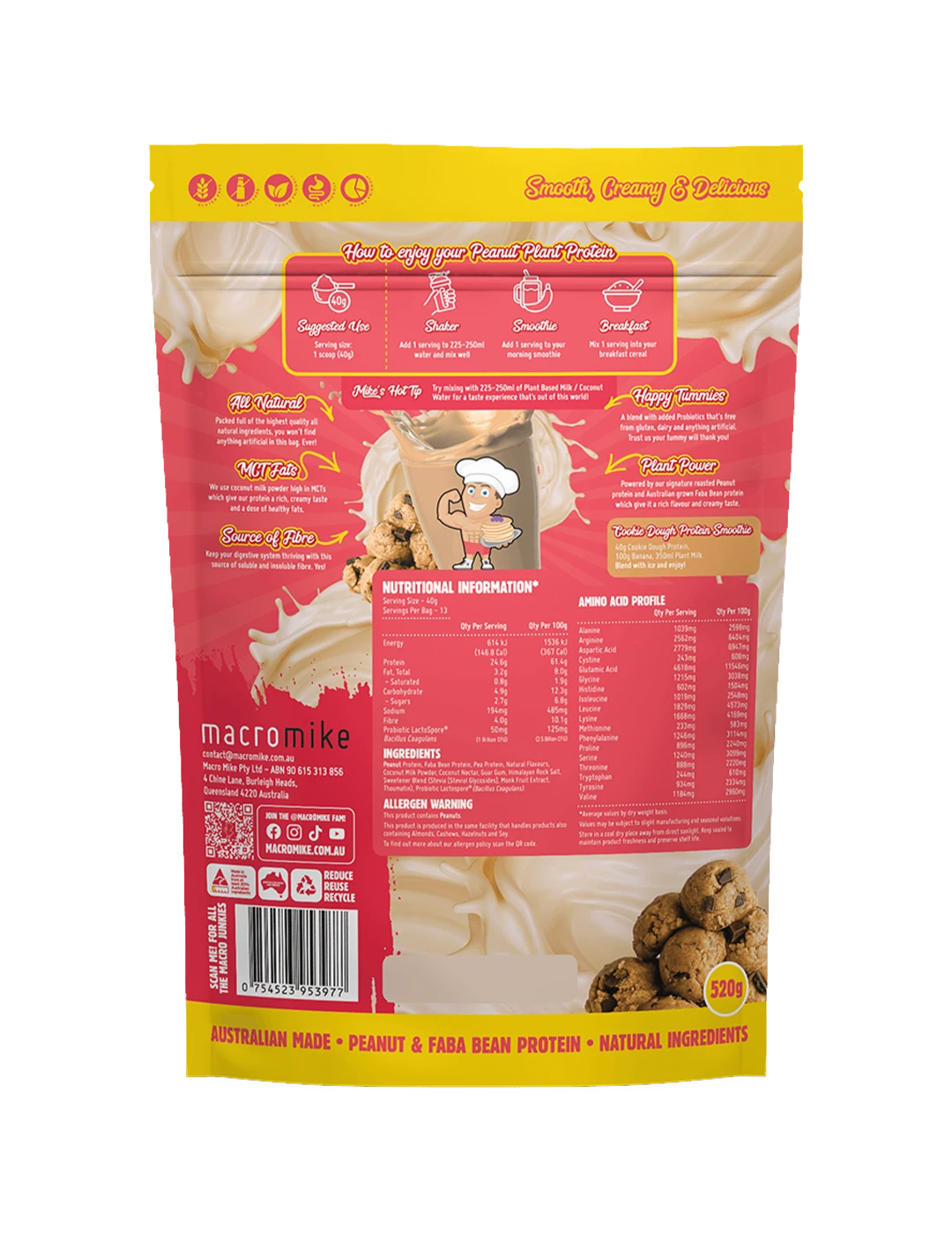 Macro Mike Peanut Plant Protein