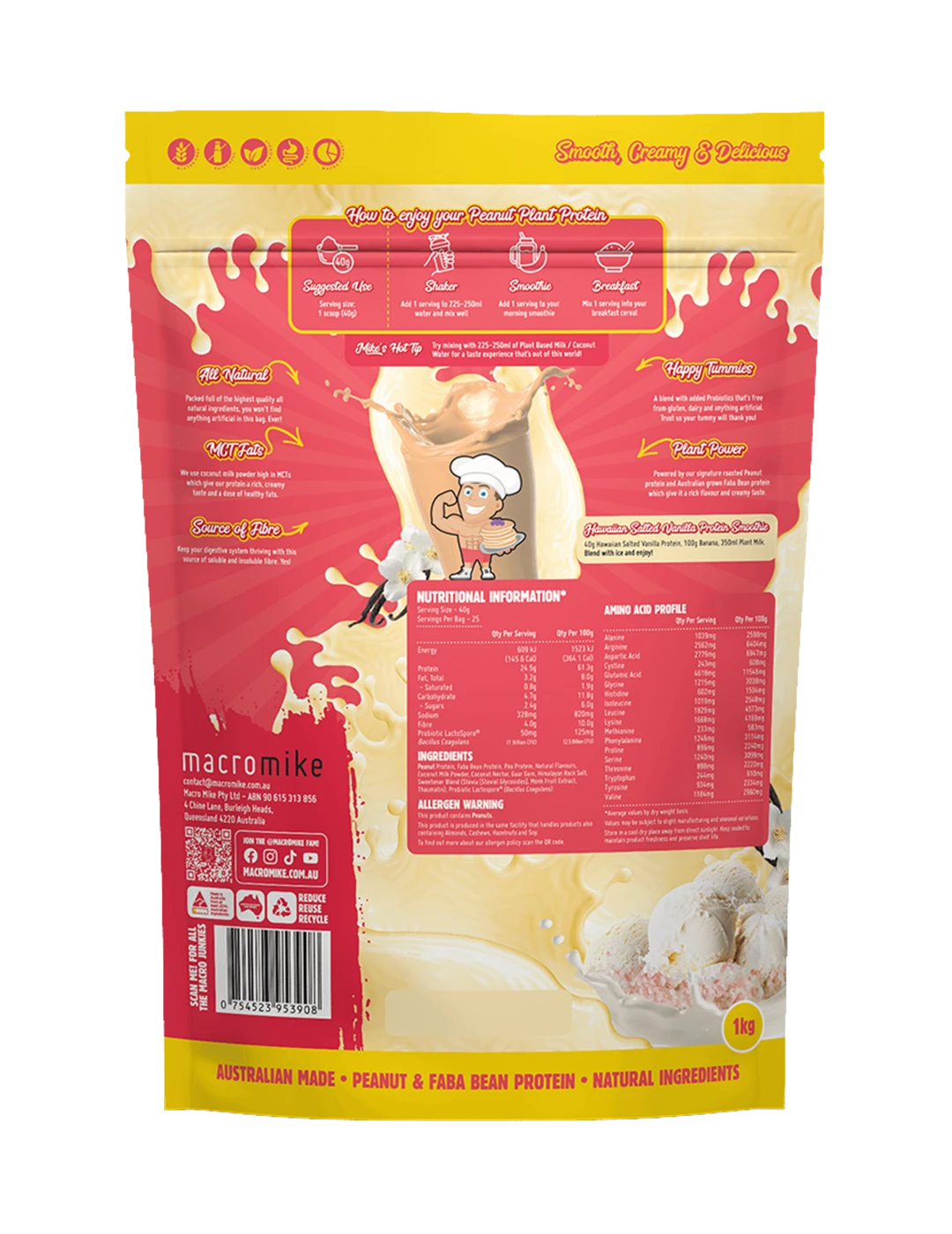 Macro Mike Peanut Plant Protein