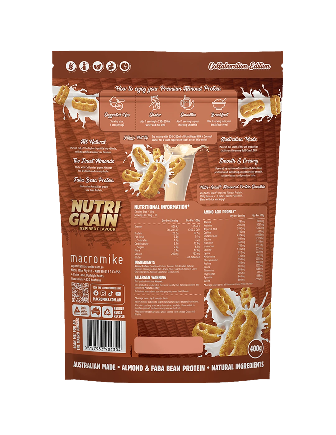Macro Mike x Kellogg's Almond Protein