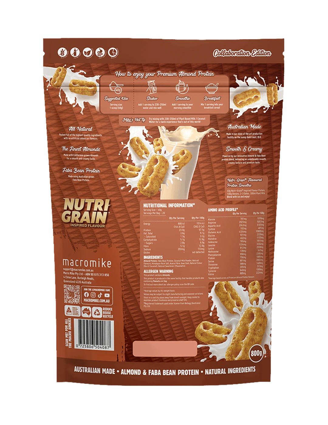 Macro Mike x Kellogg's Almond Protein