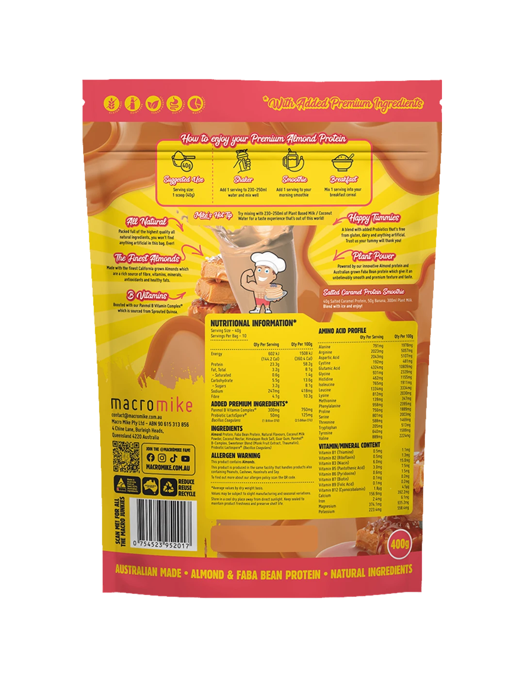 Macro Mike Premium Almond Protein