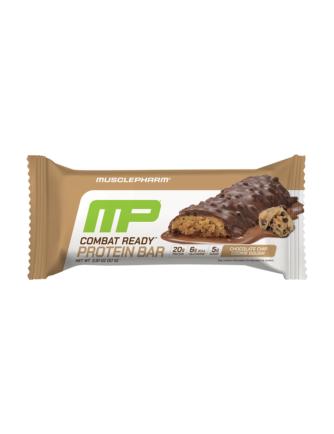 Muscle Pharm Combat Ready Protein Bar Chocolate Chip Cookie Dough | ASN