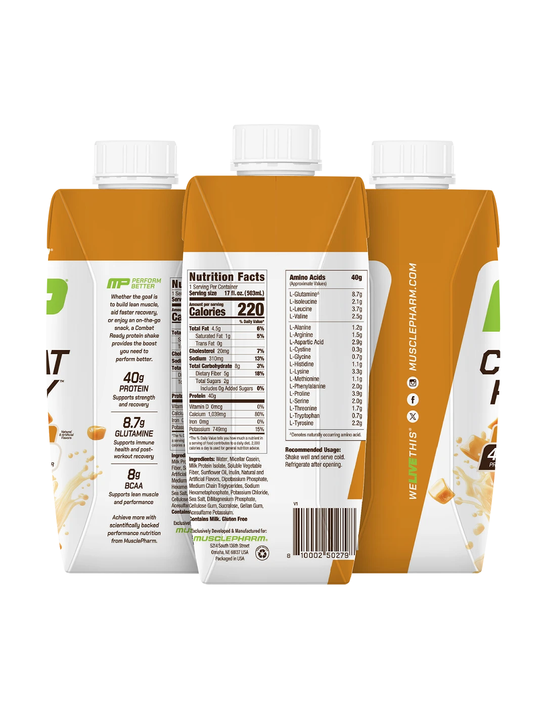 MusclePharm Combat Ready Protein Shakes